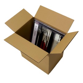 Earth Cardboard, Corrugated Cardboard, Compatible with LP Records, 100 Size, A4, Cardboard, 30 Sheets ID0497