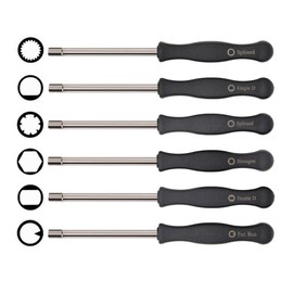 SWNKDG Carburettor Screwdriver Set Adjustment Tool 6 Pieces Suitable for Husqvarna 125 135 136 137 141 142 235 235e 236 236e 240 240e 435 435e 440e by McCulloch Partner Poulan Chainsaws