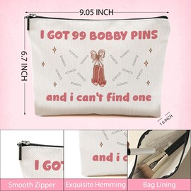 BARREEMO Dancer Gifts Dance Makeup Bag for Competition Dance Recital Gifts for Girls Birthday Christmas Gifts for Dance Sister Lover Dance Team Gifts Dance Stuff Cosmetic Bags