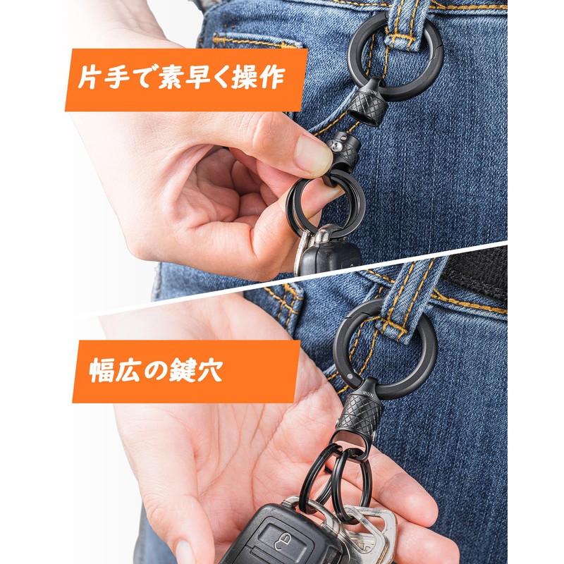 TIMULTI Magnetic Releaser, Detachable Key Holder, Load Capacity 22.0 lbs