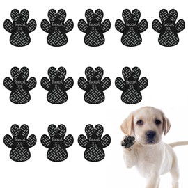Wanheart Paw Protection Anti-Slip Handle Prevents Your Dog from Slipping on Hardwood Floors,Perfect for hot Roads,Disposable self Adhesive Dog Shoes Boots Socks Replacement 24pcs (XL)