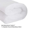 sourcing map Speaker Sound-Absorbing Cotton Polyester Fiber Interior Insulation DIY