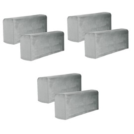 STOBAZA 3sets 2pcs Grey Sofa Armrest Cover Elastic Armrest Protector Skin Friendly Protective Cloth for Home Office and Shop Use and Stylish 2pcs*3