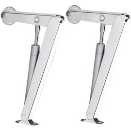 200N-60lbs Chest Heavy Duty Soft Close Lid Support Hinges Large & Long Chest Hinges for Wooden Box, Slow Lowering Pneumatic Heavy Lid Lifter Gas Struts