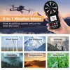 HoldPeak Handheld Anemometer Barometer, Weather Meter for Wind Speed, Temperature,