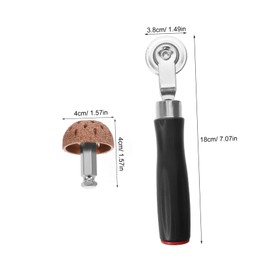 GRIRIW Tire Patch Tools Kit with High Efficiency Grinding Head and Plastic Roller Versatile Tire Repair for Car and Bike Multi Surface Compatible and Buffer Wheel Set