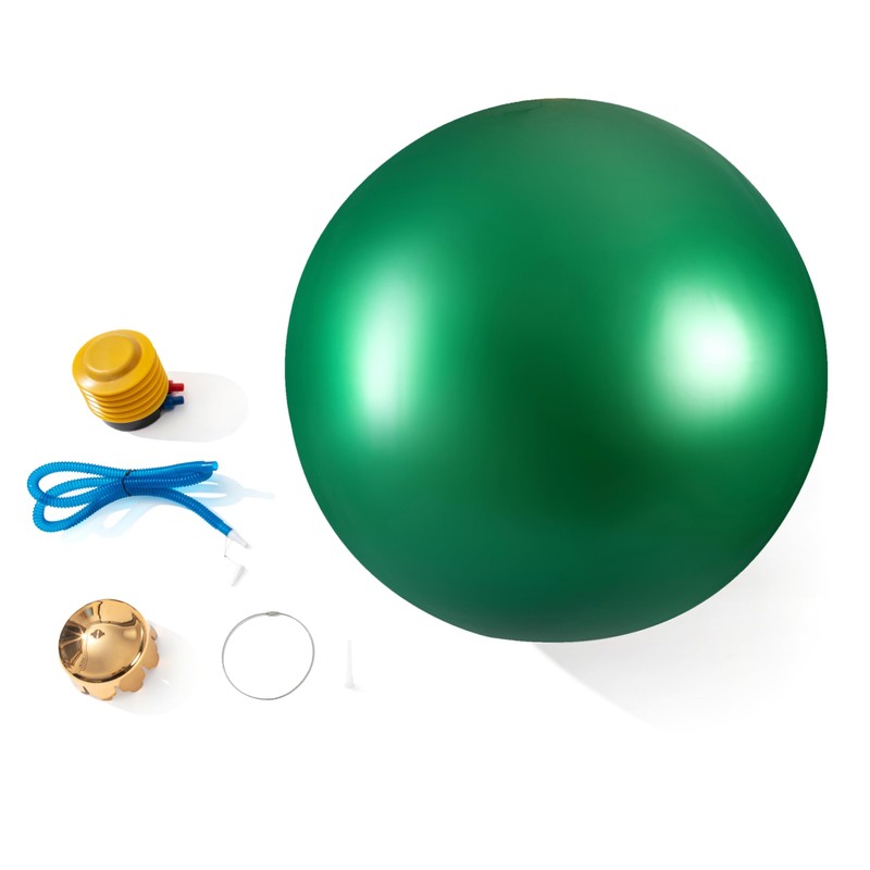 Bolas decorativas inflables grandes de 22 pulgadas, 2 paquetes, bolas
