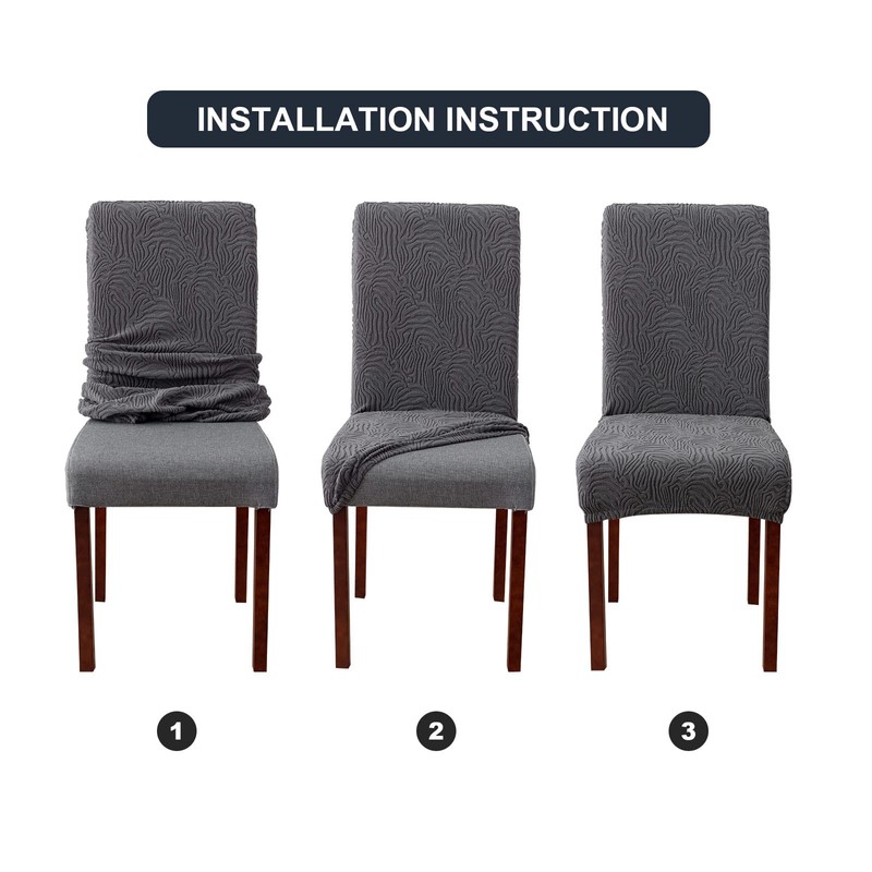 YUEANG Dining Chair Covers, Chair Covers for Dining Room Stretch