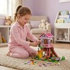 Aigidusansu Pink Tree House Building Set, 685 Pcs Forest House
