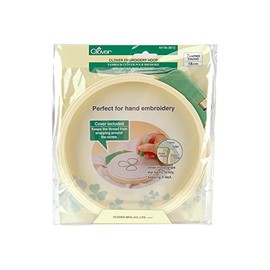 Clover 7-Inch Plastic Embroidery Stitching Hoop