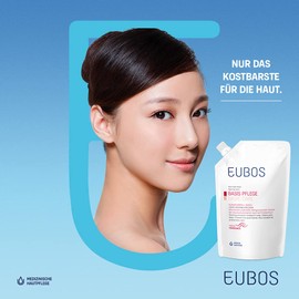 Eubos Refill Bag Wash Emulsion Red 400 ml pH Neutral Mild Washing Raw Materials