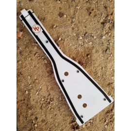 Kased Plates '06-'09 Suzuki LTR450 3MM WHITE Lifetime Warranty Poly Skid Plate