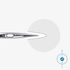 Schmetz sewing machine needle, twin metallic needle 3.0/90, 130 metres,