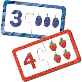 Schmidt Spiele 51238 The Very Hungry Caterpillar German Counting Travel Game in Metal Tin, Multicoloured