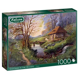 Jumbo, Falcon de luxe - Cottage in The Woods, Jigsaw Puzzles for Adults, 1,000 piece