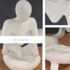 Daiilg Abstract Figure Tulip Night Light Sculpture Resin Statue Bookshelf