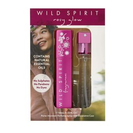 Wild Spirit Rosy Glow Eau De Parfum Atomizer | Juicy, Floral Cruelty-Free Perfume for Women, 9.7mL