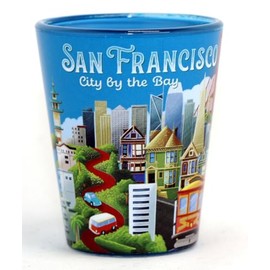 San Francisco California Picturesque Shot Glass