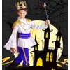 RuuYiicoco Boys Prince Charming Costume Cosplay Dress-Up Medieval Royal King