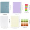 Mlife A5 Refillable Ring Binder, with 180 Sheets Refill Paper,A5