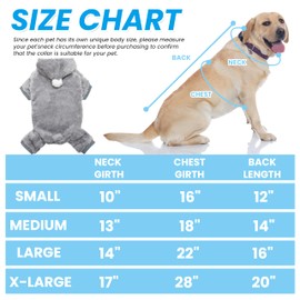 TUKOAW Dog Pajamas Fleece Winter Warm Clothes, Soft Cute Hooded Dog Jumpsuit Sweatshirt, Dog pjs Pet Onesies for Small Medium Dogs, Puppy, Cats Indoor Outdoor