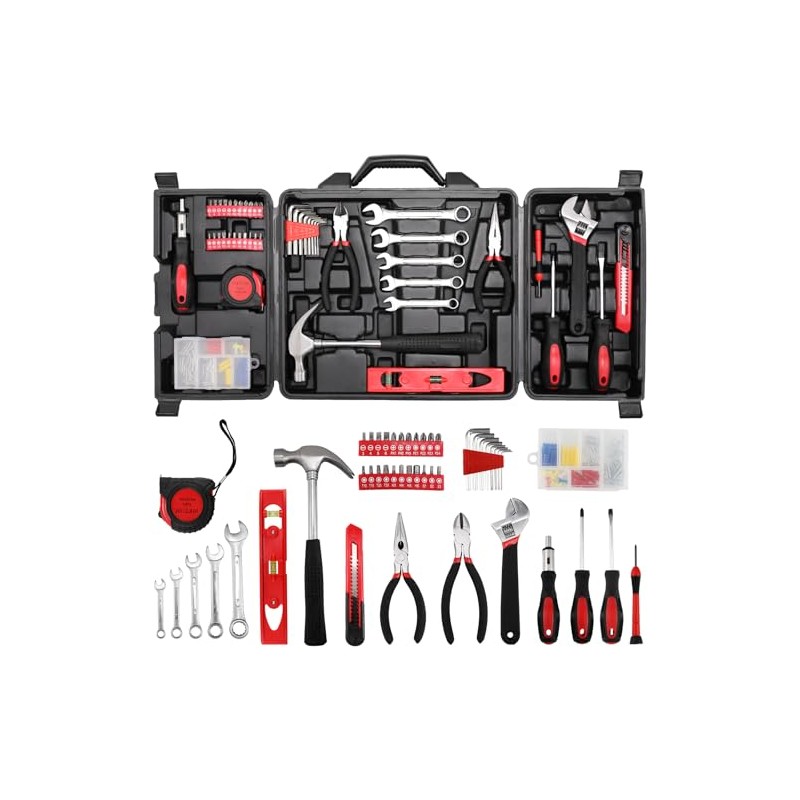 TLGREEN 147 Pieces Tool Set, Tool Kit for Home, Basic