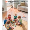 Baby Stroller Fan Large, Oscillating Turbo Portable Desk Fan Ultra