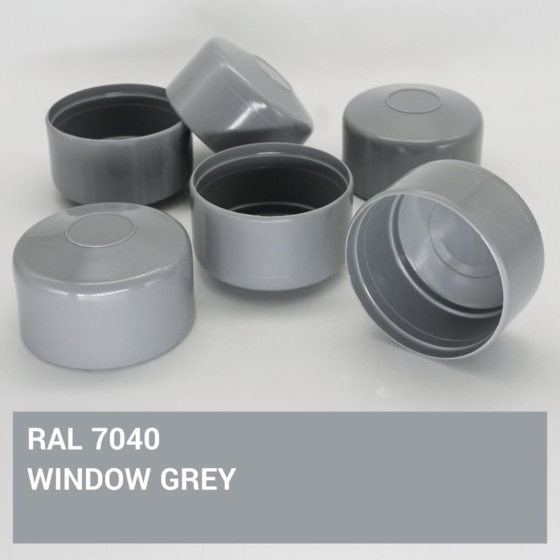 SKIR'CO Pack of 10 Fence Post Caps Round 60 mm