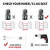 Richeer 32pcs M14x1.5 OEM Factory Style Lug Nuts for 2017-2024