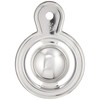 Tiger Crown Egg Separator, Silver, 3.0 x 4.1 x 0.6