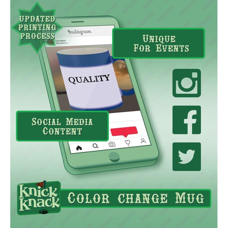 telepathic - 11oz Magic Color Changing Mug, Blue