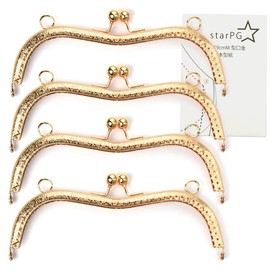 starPG 7.5 inch (19 cm) M Shape Hole Tip with Pattern Handmade Parts Set of 4 (Gold)