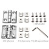 Kamtop Hinge Aluminium Profile Door Folding Hinge 2 x 4040