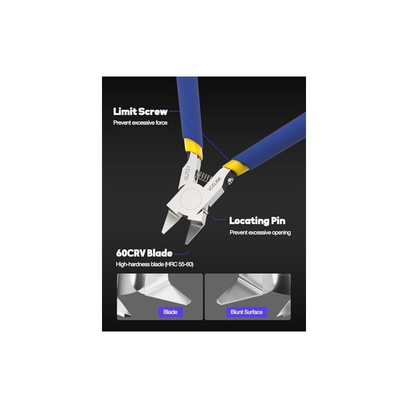 VCELINK Model Nipper, 4.7 inch Ultra-Thin Single Blade Model Tools