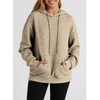 SELINK Hoodies For Women Casual Pullover Waffle Long Sleeve Drawstring