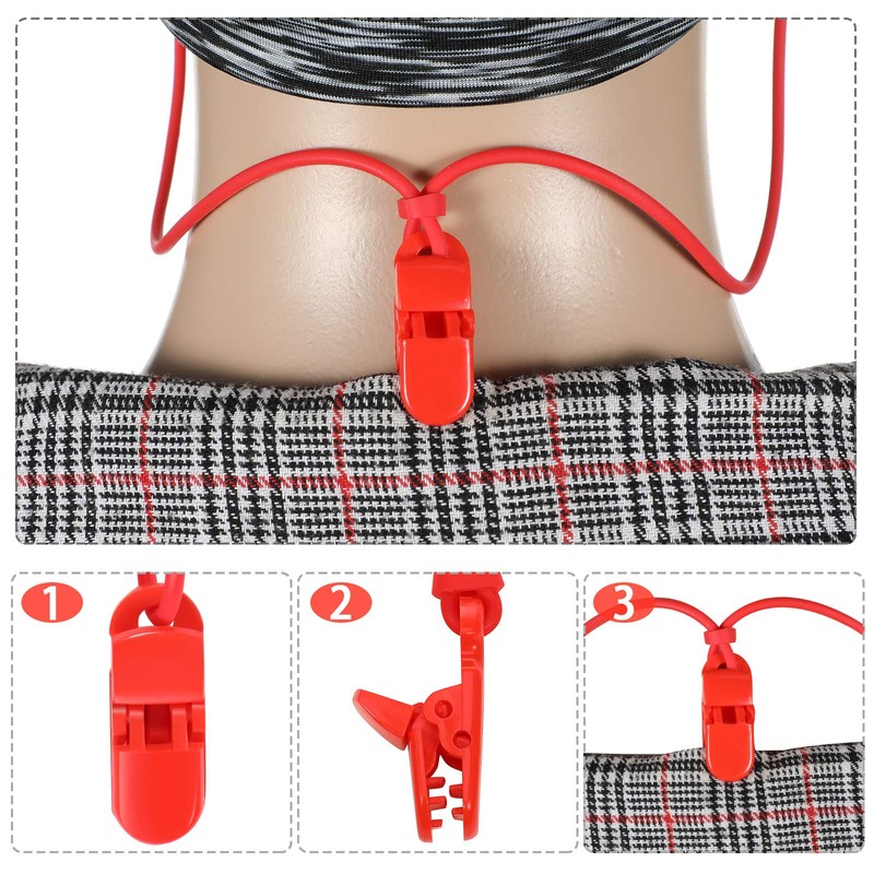 BBTO 4 Pcs Hearing Aid Clips for Seniors Adults to