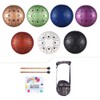 5.5 Inch Mini 8-Tone Steel Tongue Drum C Key Percussion