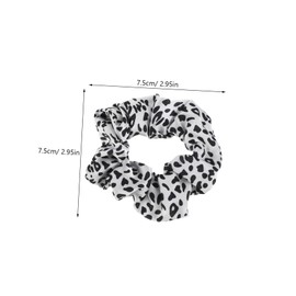 IWOWHERO Trendy Cow Print Hair Ties Ponytail Holders Hair Accessories Elastic Bands Fashion Headband for Girls