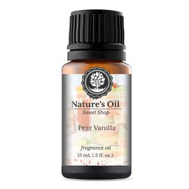 Pear Vanilla Fragrance Oil (15ml) for Diffusers, Soap Making, Candles, Lotion, Home Scents, Linen Spray, Bath Bombs, Slime