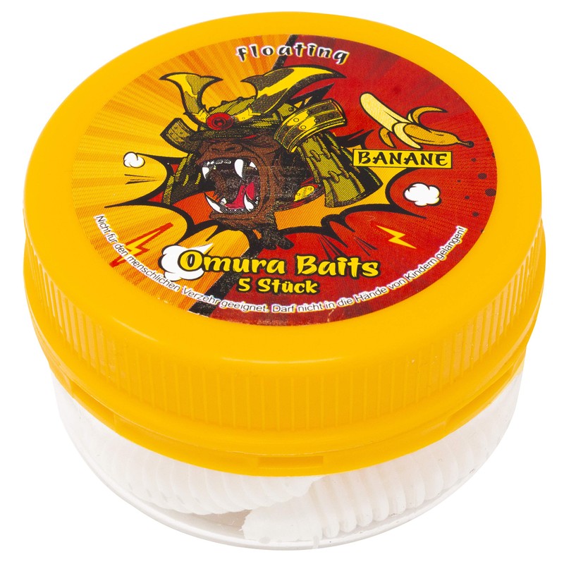 FTM Omura Baits Hero Banana Rubber Bait, Length / Package