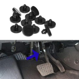 CHRYMUM 12PCS Car Brake Pedal Stop Pad Replacement OEM# 90541-06036,Car Brake Switch Stopper Compatible with Toyota Lexus Scion,Standard Brake Light Switch Stopper Car Accessories
