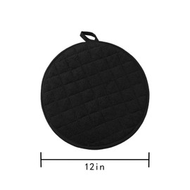 Lifaith ortilla Warmer,Tortilla Server,Pancake Keeper,Size 12” High Density Fabric Keep Warm,Bag to Keep Food Warm (Black) …