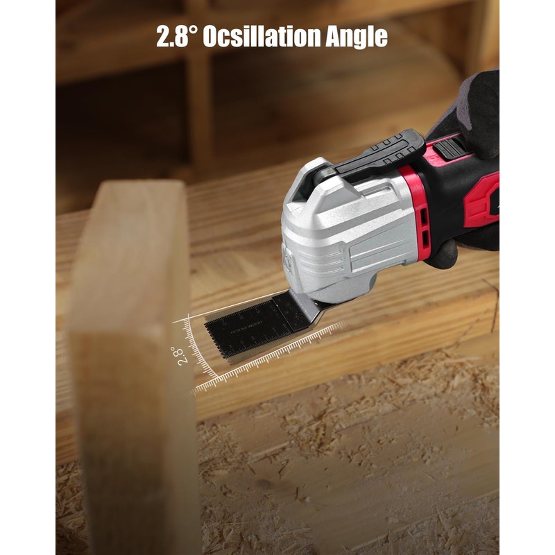 AVID POWER Cordless Oscillating Tool 20V Battery Powered Oscillating Multitool