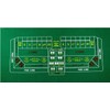 Craps & Texas Hold'em Poker Essentials Set: 2-Sided 6ft x