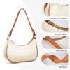 ModaZeal Small Handbags for Women PU Leather Crescent Shoulder Bag