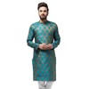 Sojanya (Since 1958 - Kurta larga de seda jacquard para