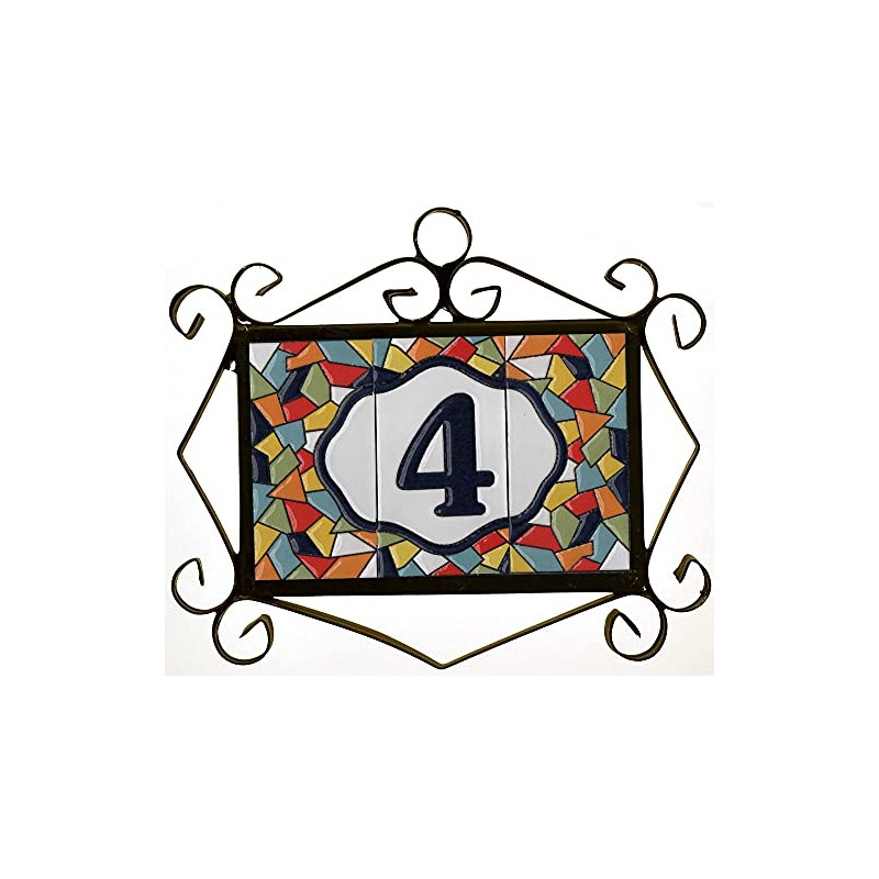 11cm x 16.5cm 3 Tile Metal Filigree Frame (3 Tile