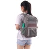 USPECLARE Heavy Duty Semi-Transparent Mesh Backpack，See Through College Student Backpack