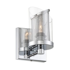 Varaluz 246B01CH So Inclined Bath Vanity, 1 Light, Chrome