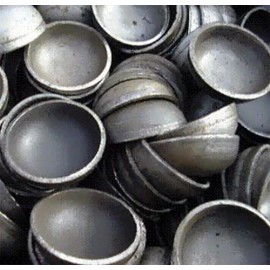 steel Pipe caps: domed steel weld on 1-5/8" OD (Pipe Caps of Texas)